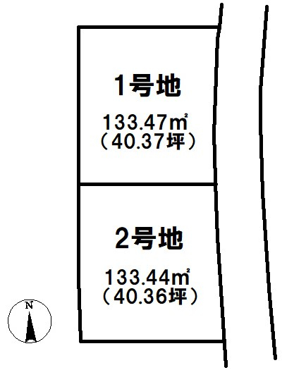 西区　土地面積:133.47平米 ( 40.37坪 )　